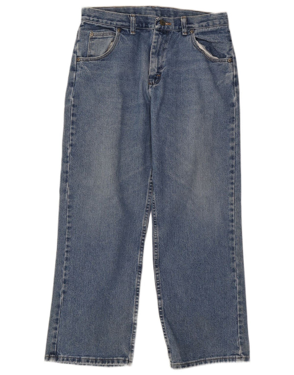 Прямые джинсы Wrangler для мальчиков 13–14 лет W30 L27, синий хлопок