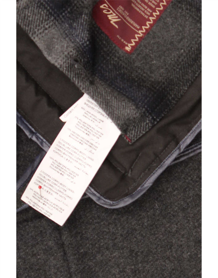 Мужское полупальто Marlboro Classics EU 56 3XL, серое, шерсть