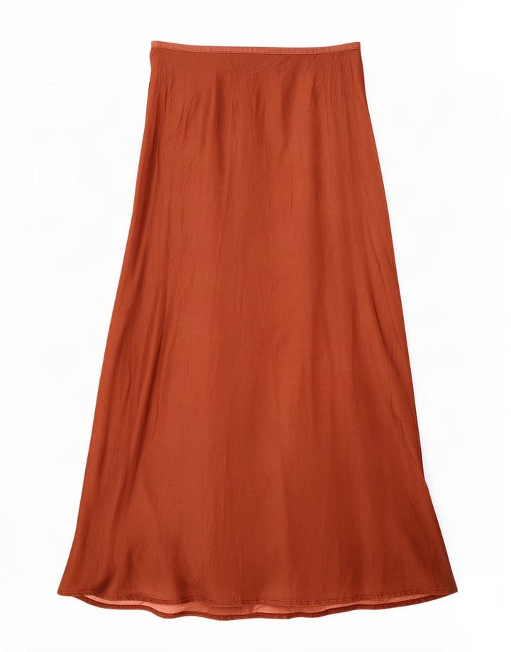 Женская юбка-трапеция Zara Medium W30 Коричневая
