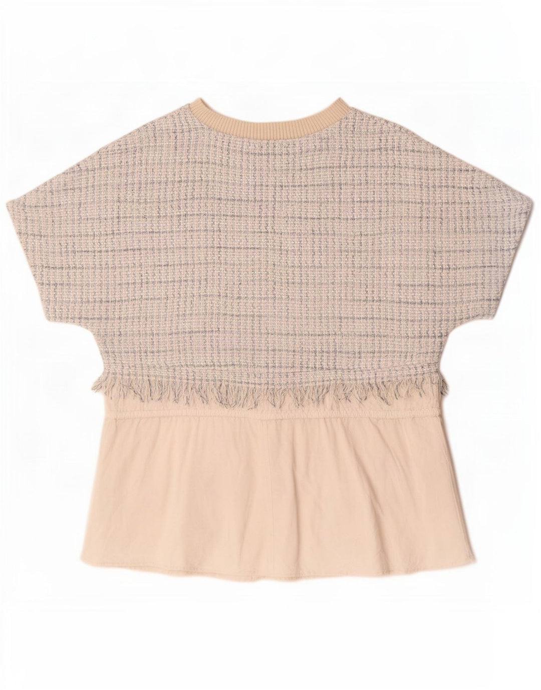 Женская блузка Zara Top UK 14, средний цвет в белую клетку
