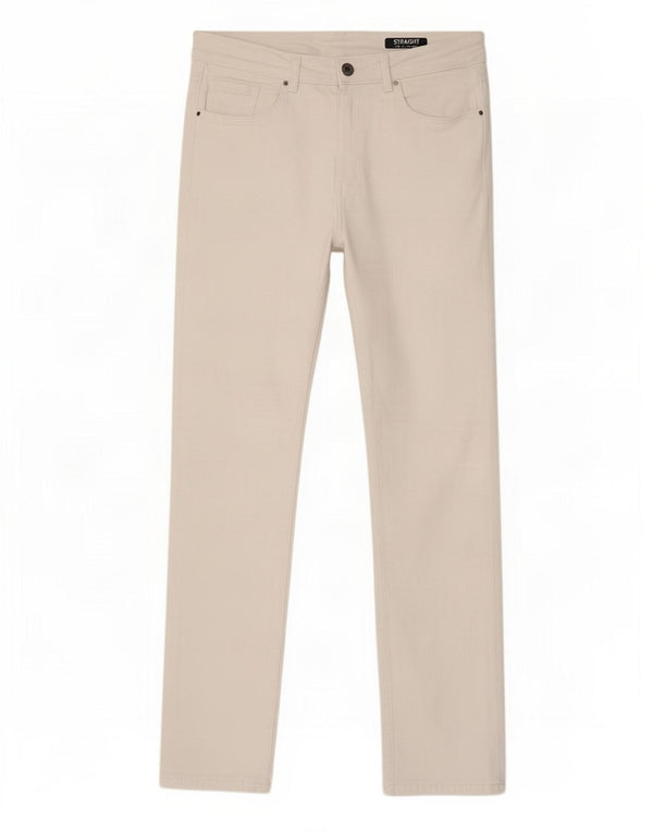 Женские прямые джинсы Marks & Spencer UK 12, средние W30 L29, белый хлопок