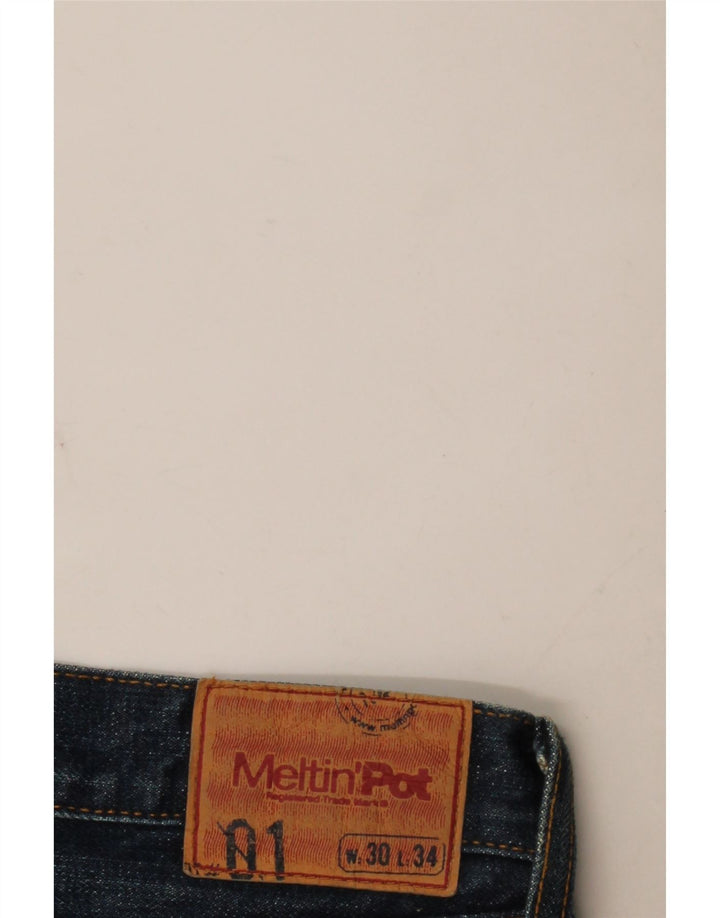 Женские джинсы Bootcut Meltin' Pot W30 L31 синие, хлопок