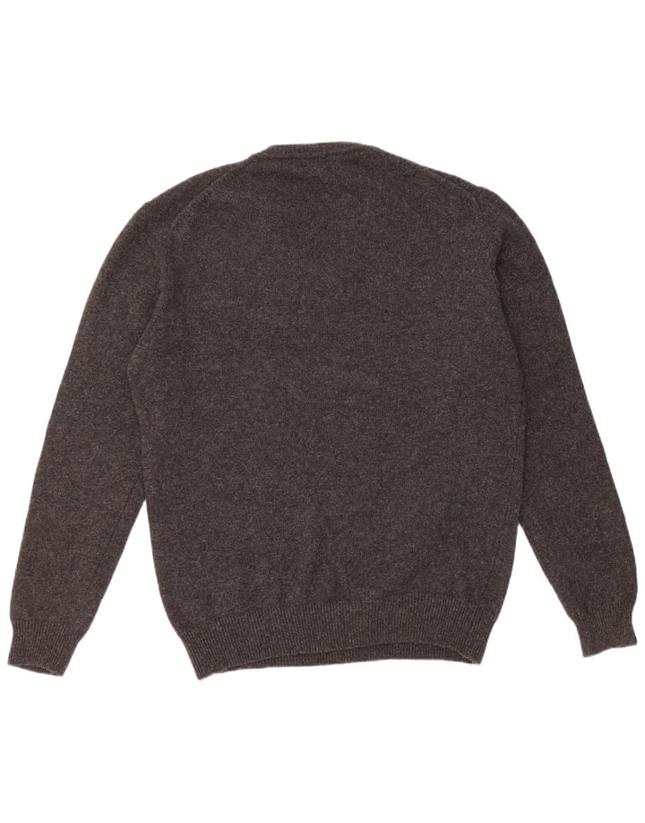 Мужской джемпер с v-образным вырезом Fila XL, черная шерсть