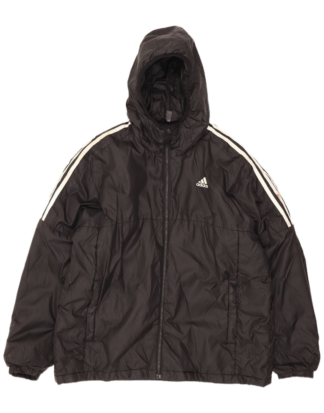 Мужская утепленная куртка Adidas UK 42 XL, черный полиэстер