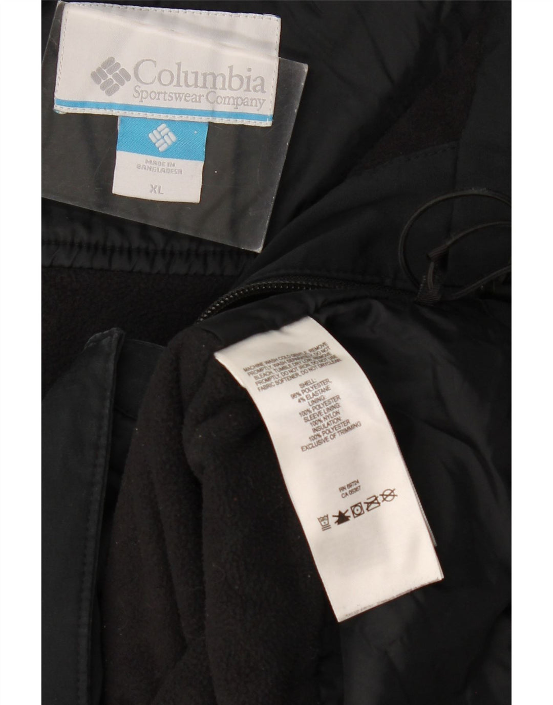 Мужская ветровка COLUMBIA с капюшоном UK 42 XL, серый полиэстер