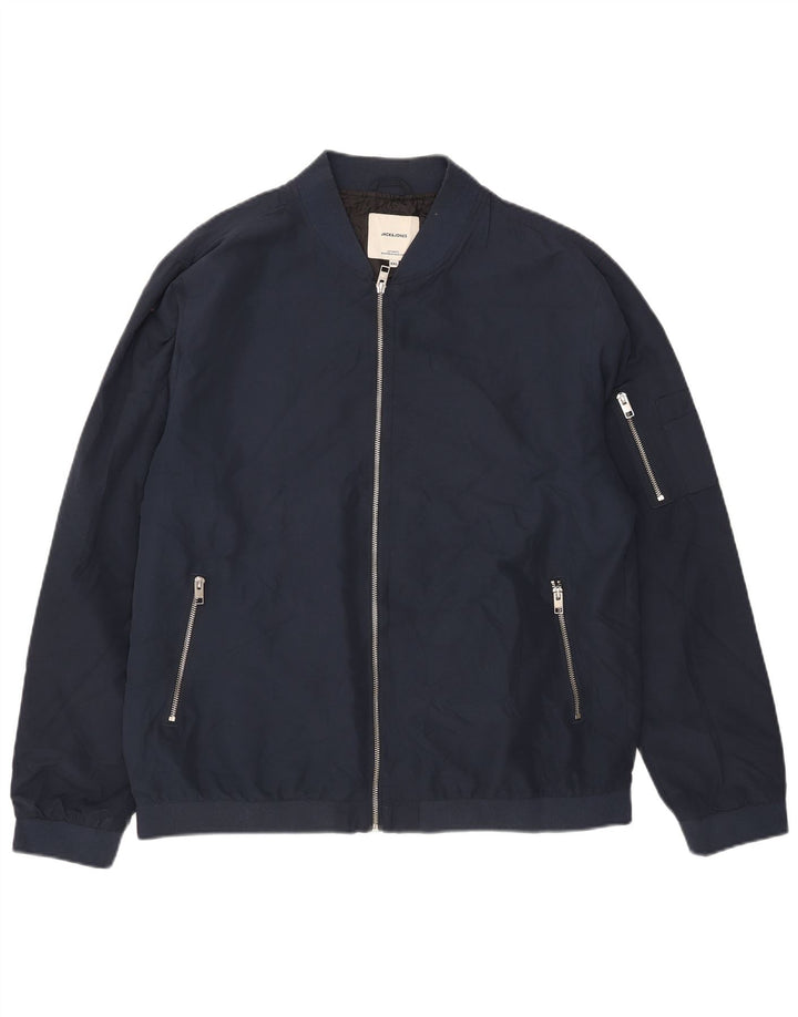 Мужская куртка-бомбер Jack & Jones UK 44 2XL Темно-синий