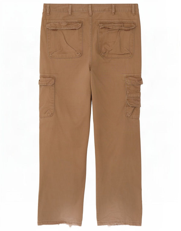 Мужские прямые брюки-карго Wrangler W38 L32, бежевый хлопок