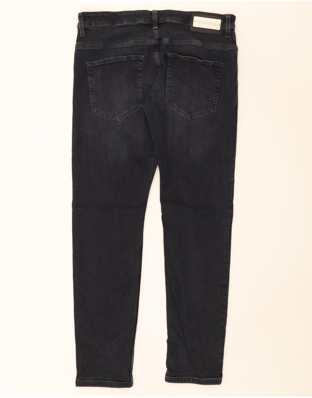 Мужские узкие джинсы Calvin Klein W33 L32, черный хлопок