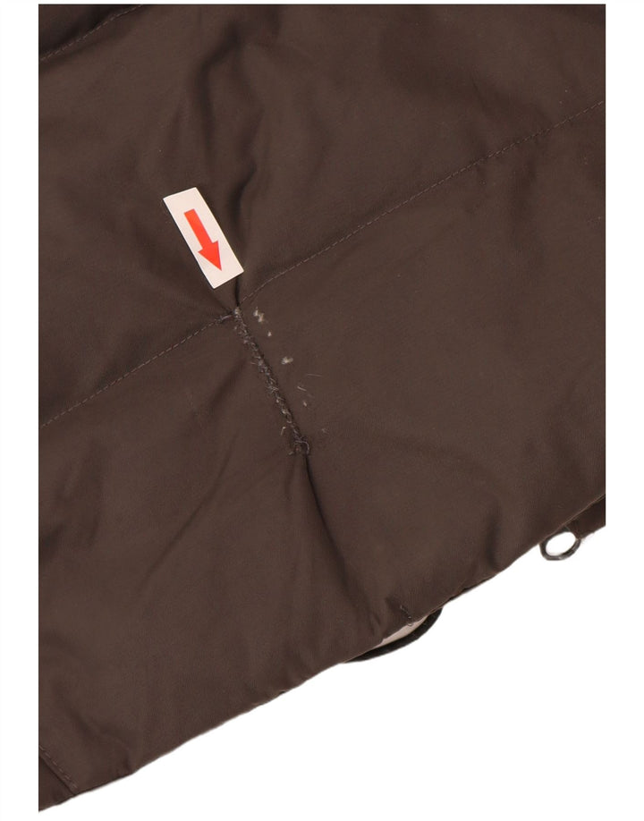 Женская стеганая куртка с капюшоном Jack Wolfskin UK 12/14 Средне-коричневый полиамид