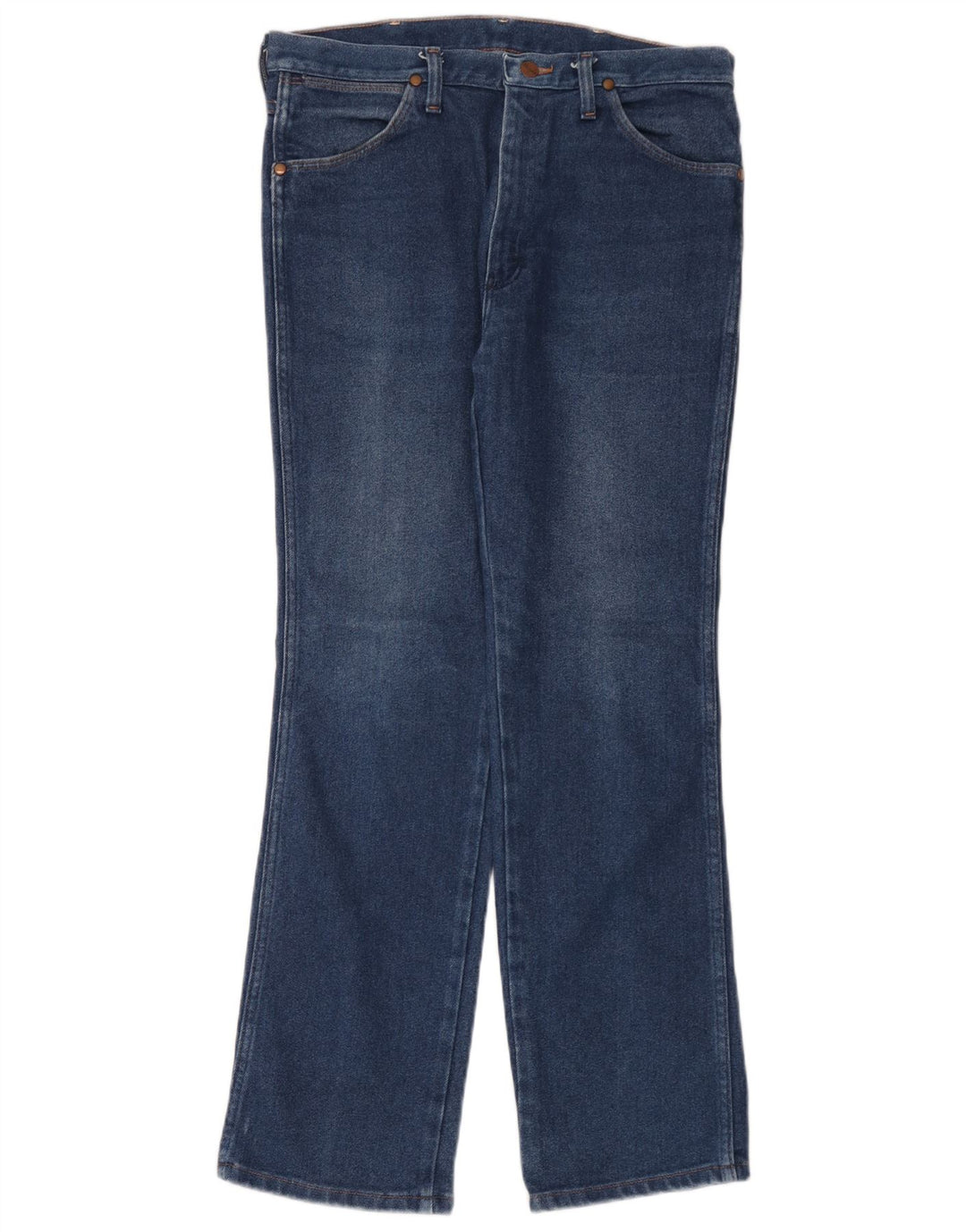 Мужские прямые джинсы Wrangler W33 L30 синие, хлопок