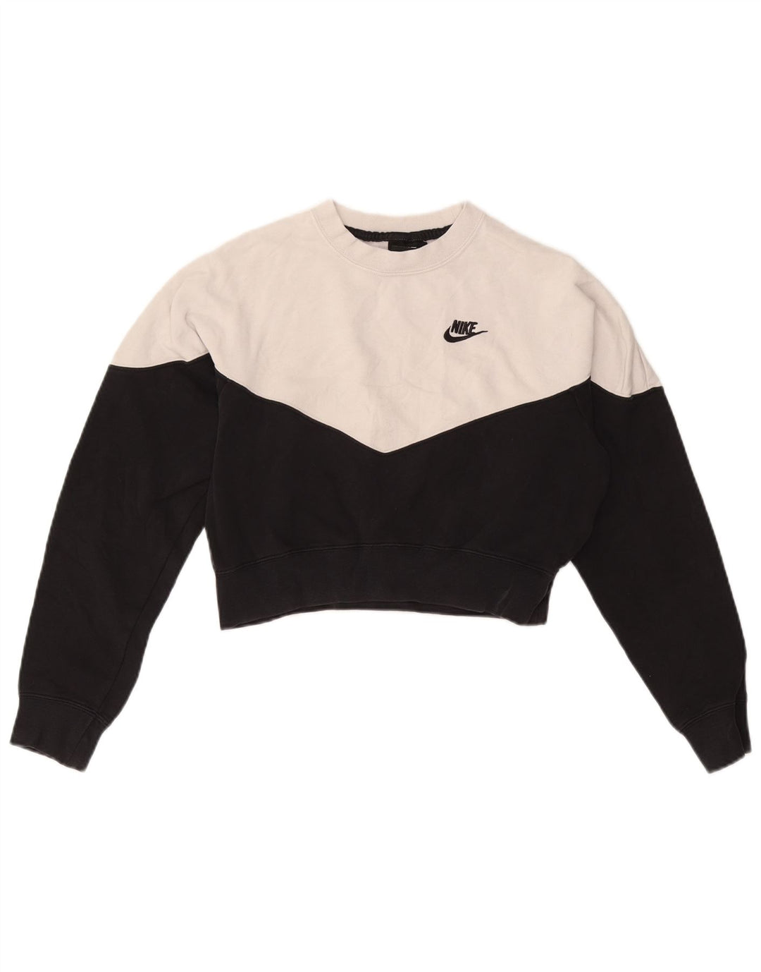 Женский свитер свободного кроя NIKE UK 10, маленький черный спортивный