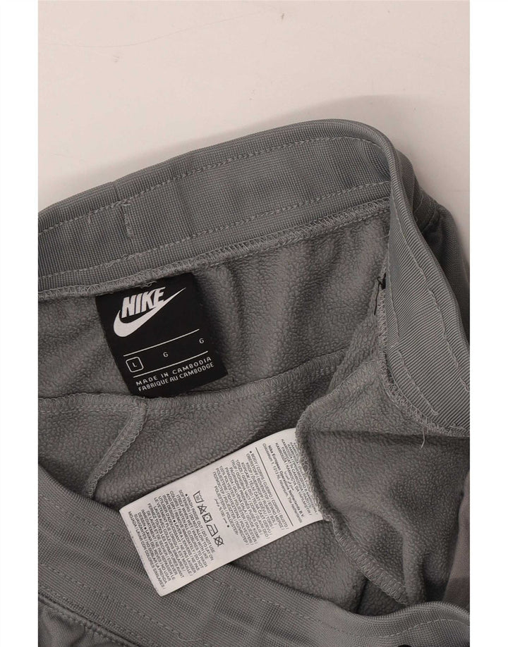 Мужские спортивные брюки с графическим рисунком Nike, большие серые брюки из полиэстера