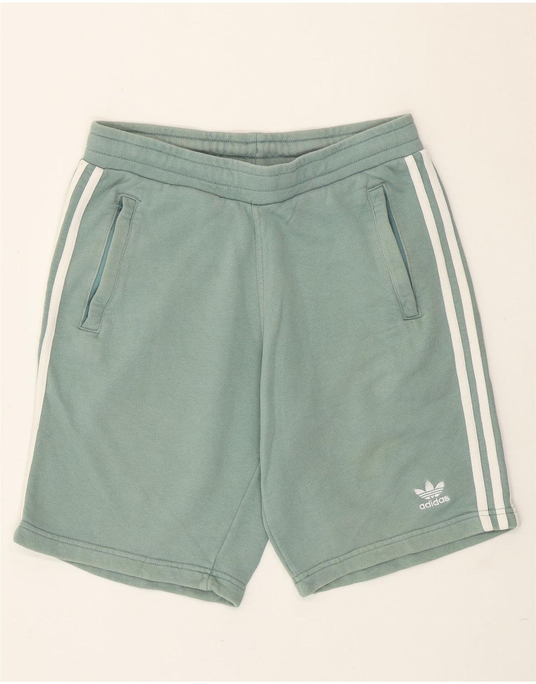 Мужские спортивные шорты Adidas, маленькие зеленые, хлопок