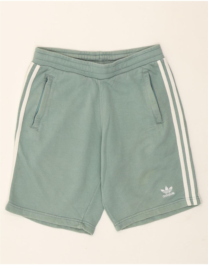 Мужские спортивные шорты Adidas, маленькие зеленые, хлопок