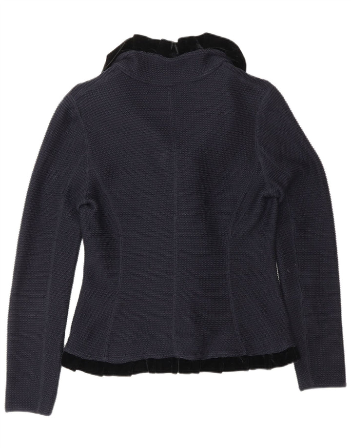 Женский кардиган с рюшами ARMANI IT 42 Medium Navy Blue