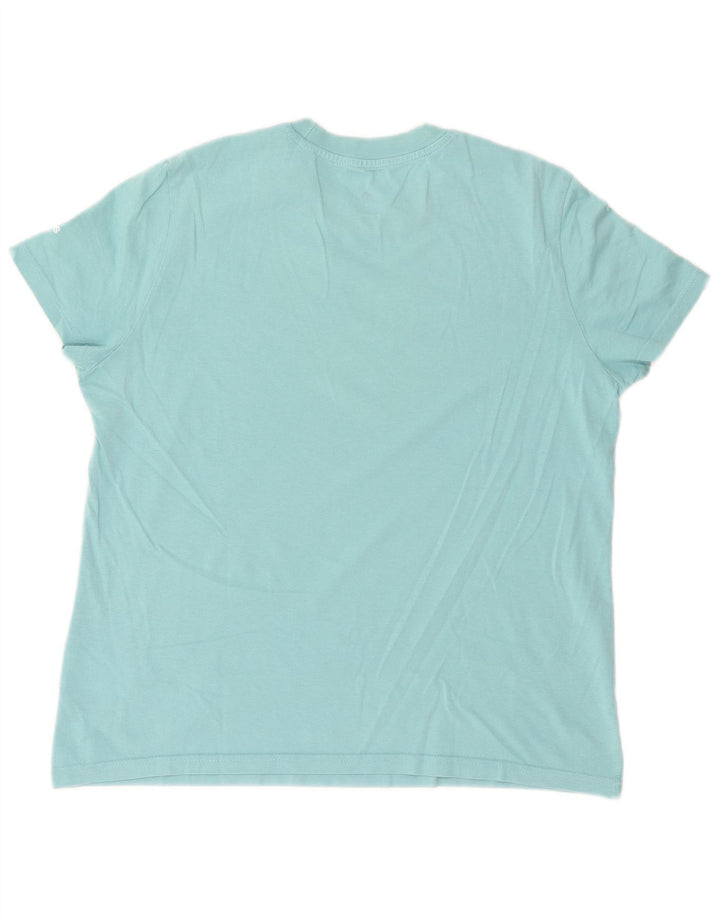 Женская футболка с рисунком ADIDAS Top UK 20/22 XL, синяя, хлопок