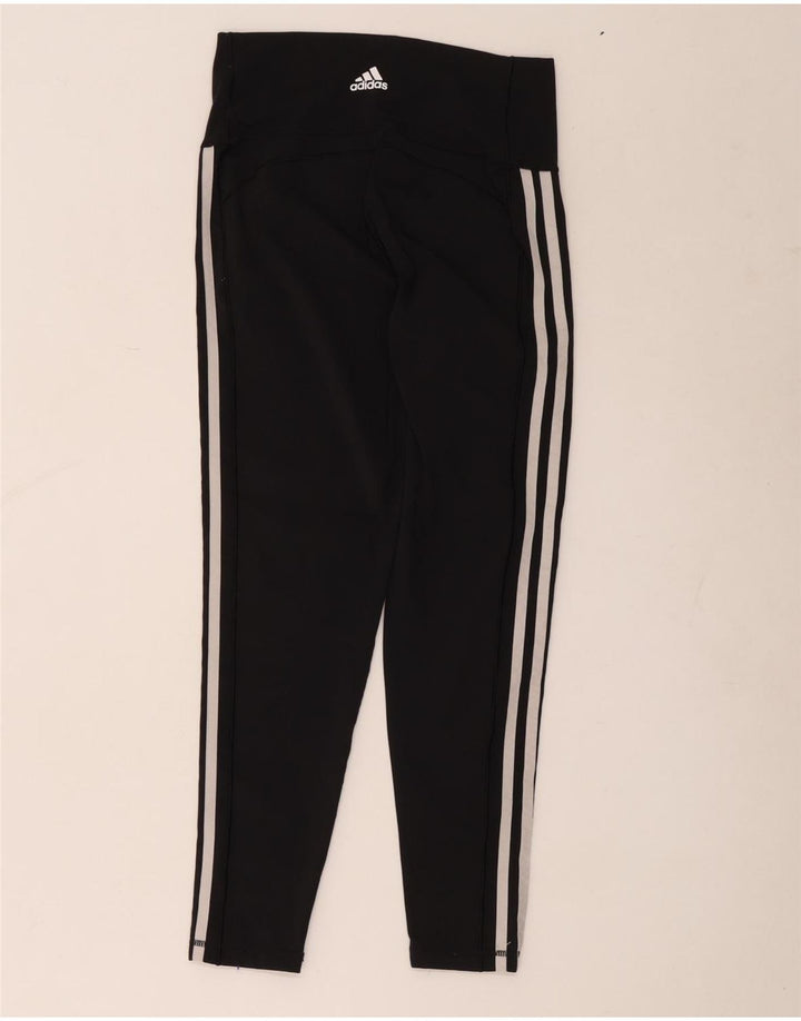 Женские укороченные леггинсы Adidas UK 12/14, средние, черные