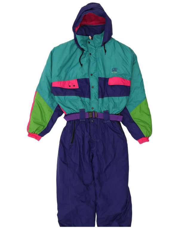 Мужской лыжный комбинезон Gigi Rizzi IT 56 XL темно-синий с цветными блоками, нейлон