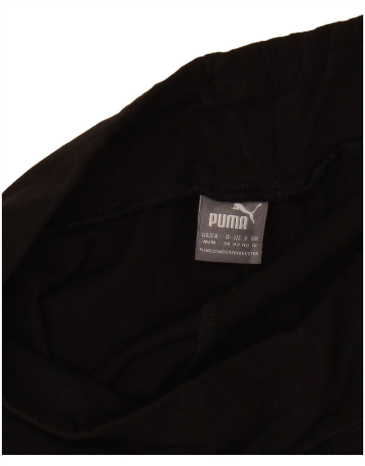Женские леггинсы с рисунком PUMA UK 12, средние, черные, синтетические