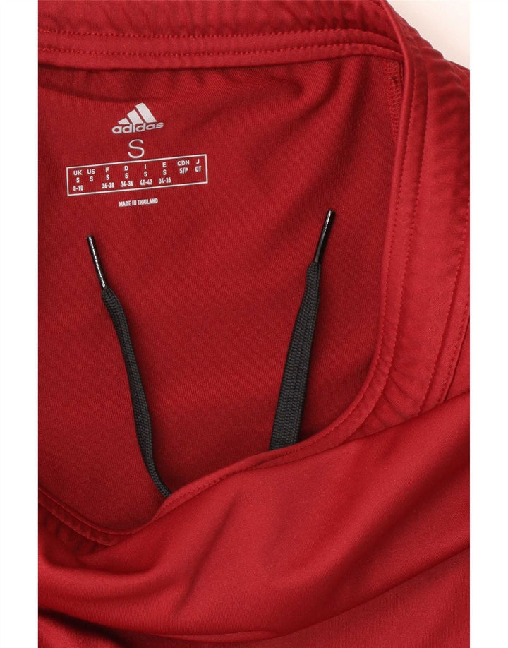 Женские шорты Adidas Aeroready UK 8/10, малый бордовый полиэстер