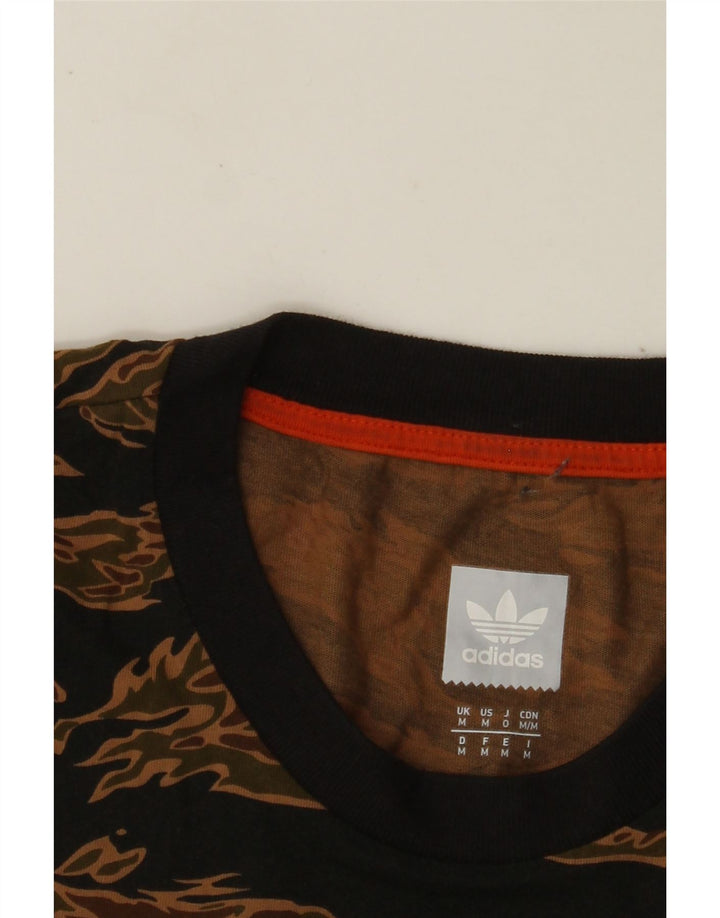 Мужская футболка ADIDAS, средний коричневый камуфляж