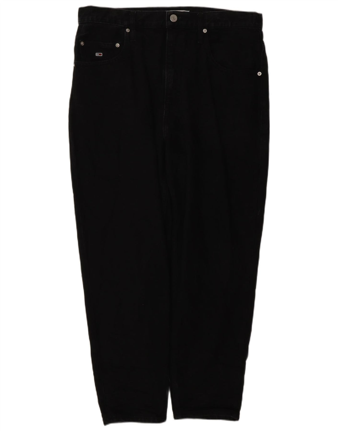 TOMMY HILFIGER Мужские зауженные джинсы W34 L26, черный хлопок