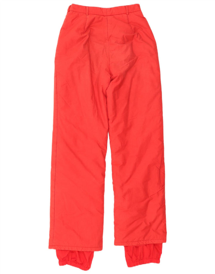 Женские лыжные брюки Fila UK 8, маленькие, красные, хлопковые