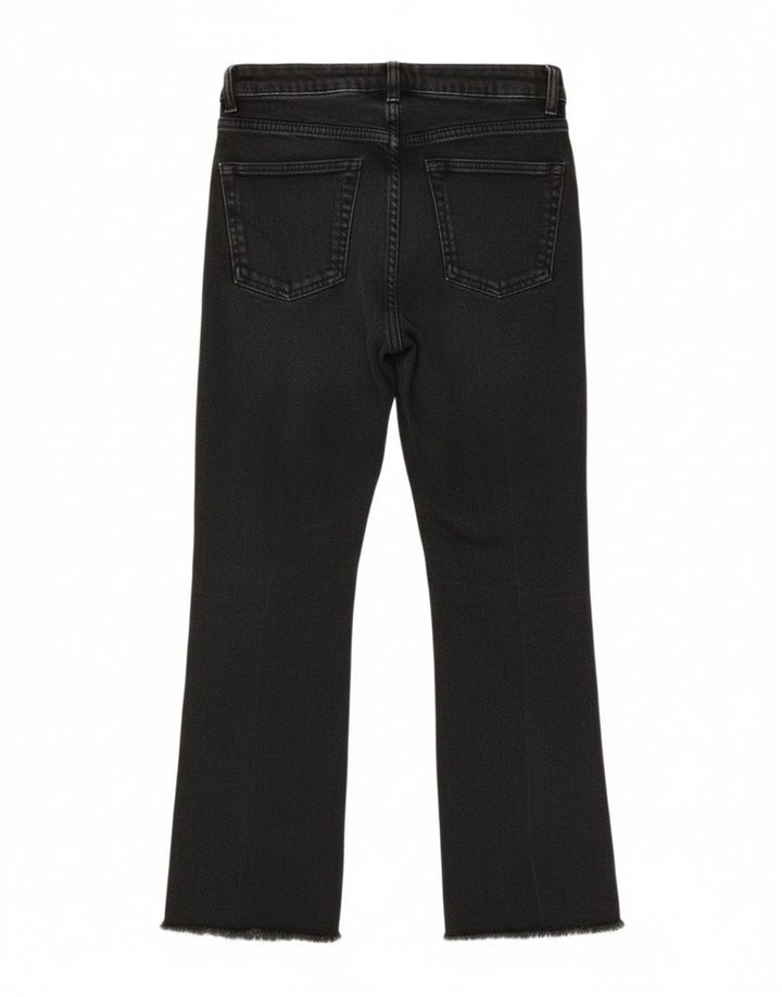 Женские укороченные джинсы Zara EU 38 Small W28 L24, черные