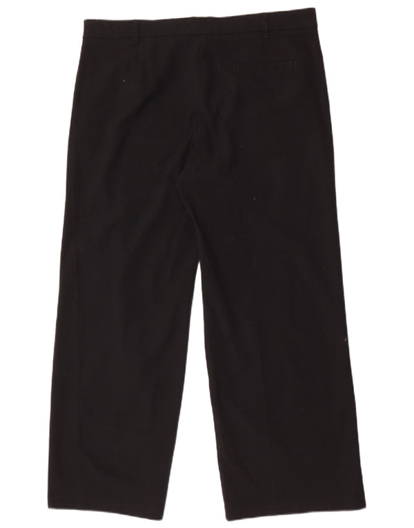 Женские прямые брюки чинос Marks & Spencer UK 16, большие W34 L27, черные