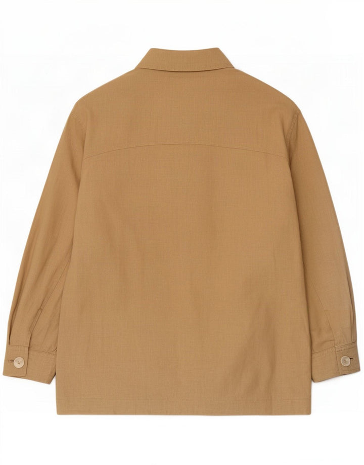 Женский бомбер оверсайз Zara UK 6 XS, бежевый из вискозы