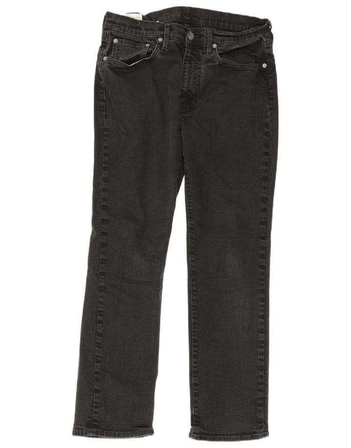 Мужские прямые джинсы Levi's W33 L30, черный хлопок