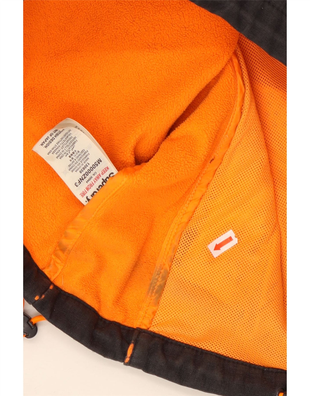 SUPERDRY Мужская ветровка с капюшоном Windtrekker UK 38, средний черный