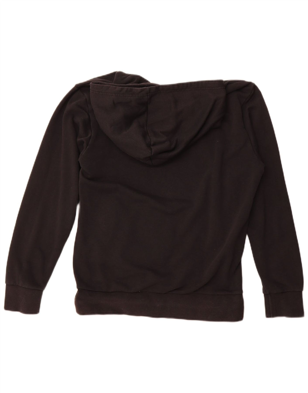 Женский джемпер с капюшоном Adidas UK 14, средний, черный, хлопок