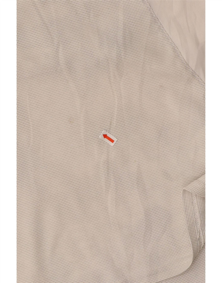 LOTTO Mens Polo Shirt Large White Colourblock Polyester