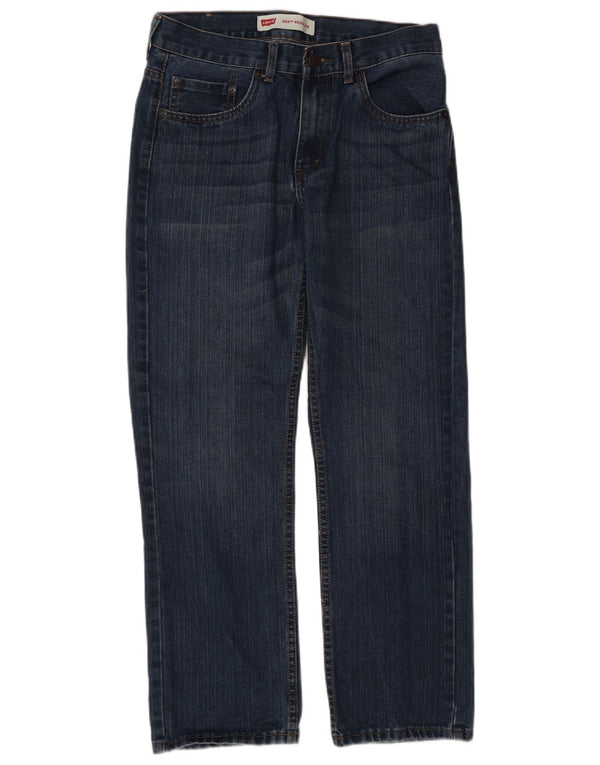 Прямые джинсы Levi's Boys 505 Regular 15-16 лет W38 L38, синий хлопок