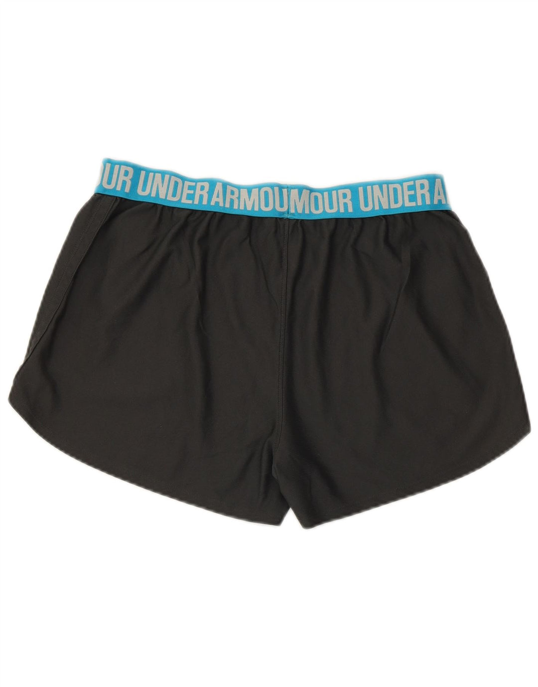 Женские спортивные шорты с графическим рисунком UNDER ARMOR UK 14, средние черные с цветными блоками