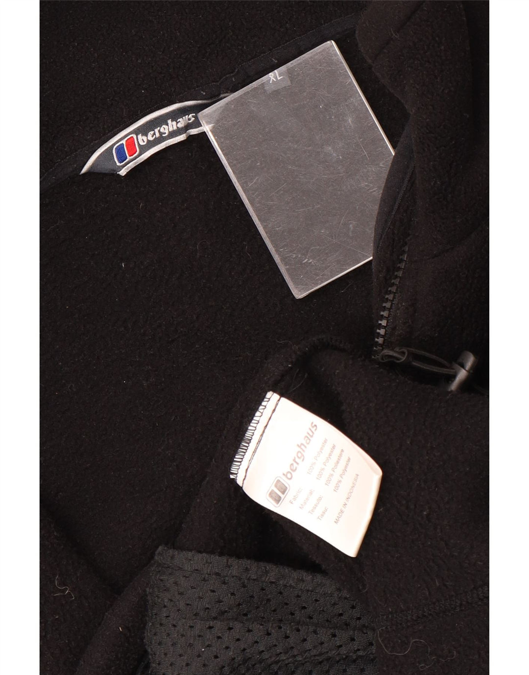 Мужская флисовая куртка BERGHAUS UK 42 XL, черный полиэстер