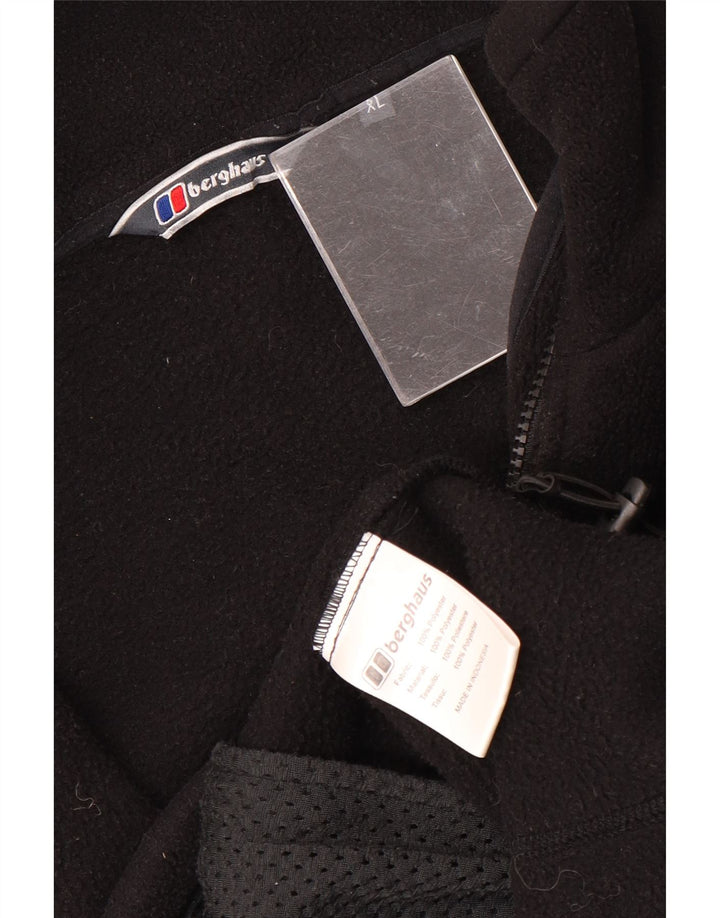 Мужская флисовая куртка BERGHAUS UK 42 XL, черный полиэстер