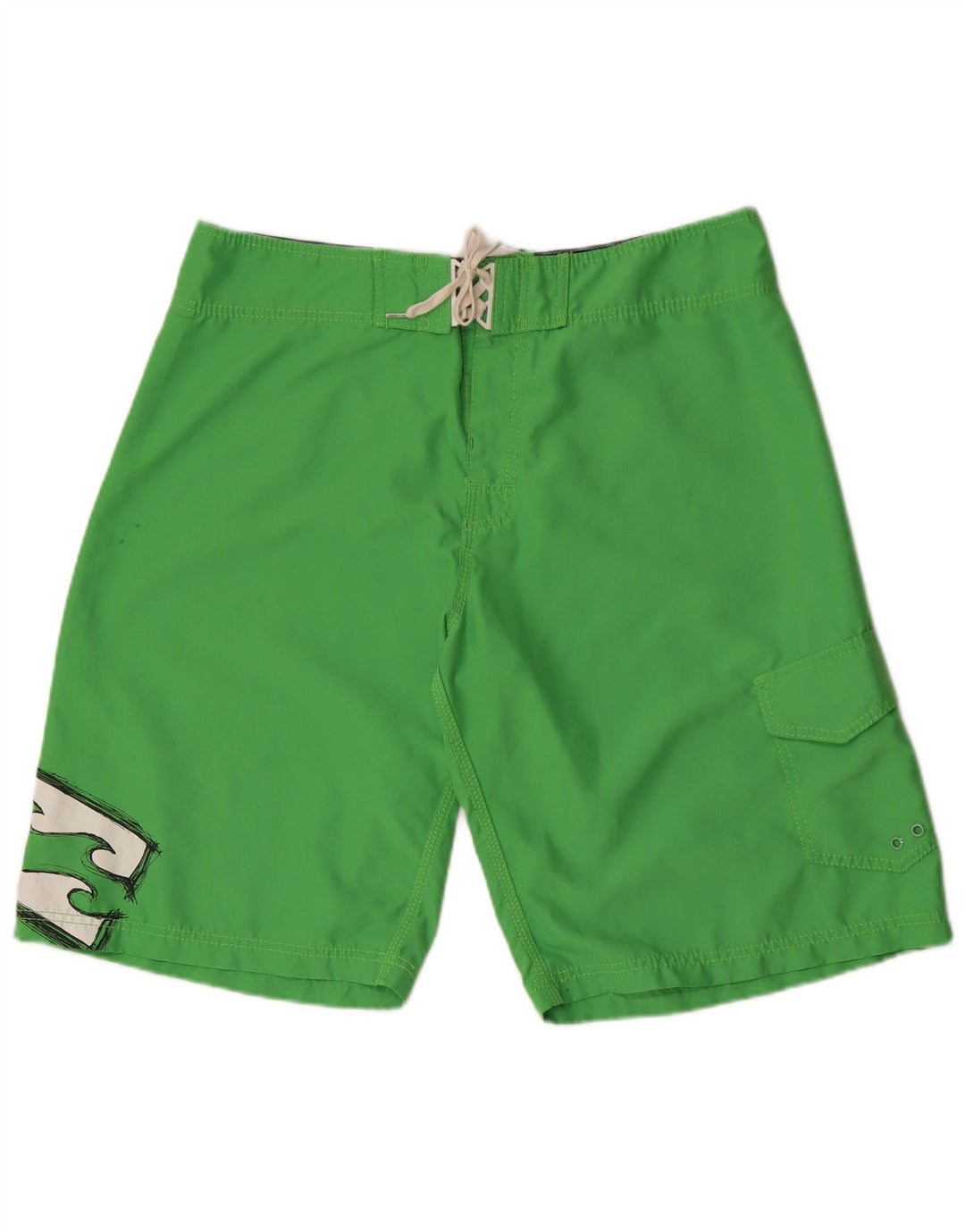 Billabong Мужские шорты для плавания с рисунком, большие зеленые