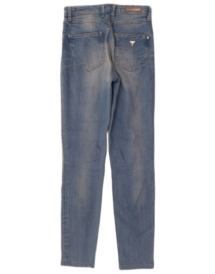 Женские джинсы скинни Guess W24 L27 синие