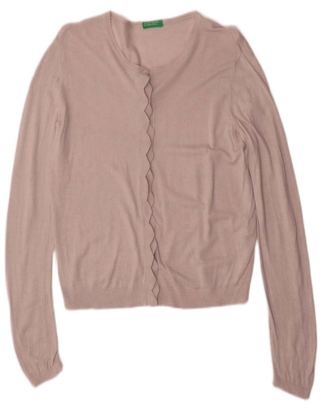 Свитер-кардиган для девочек BENETTON 11-12 лет, 2XL, розовый, вискоза