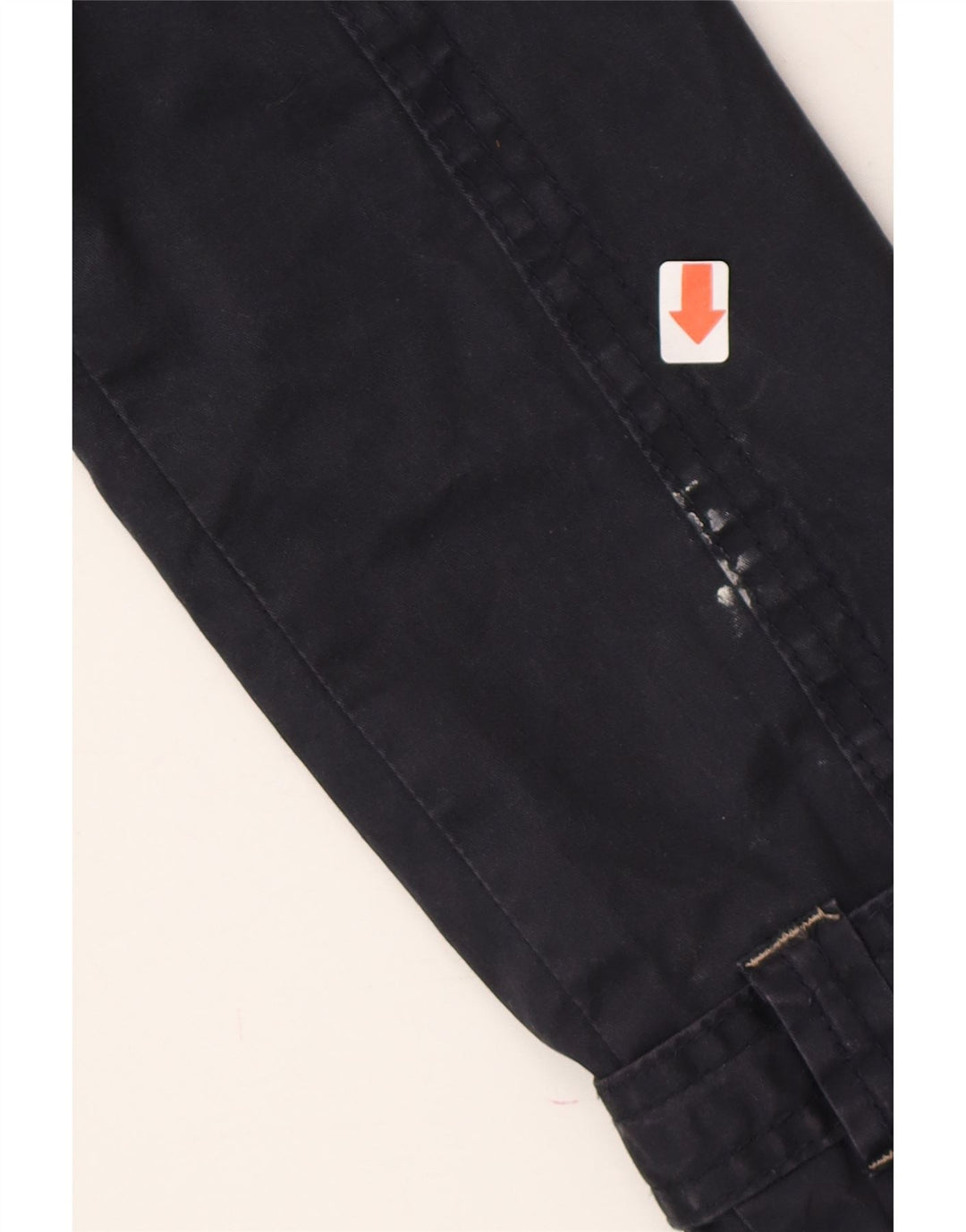 KHUJO Womens Military Overcoat UK 12 Medium Navy Blue Cotton Vintage KHUJO and Second-Hand KHUJO from Messina Hembry 