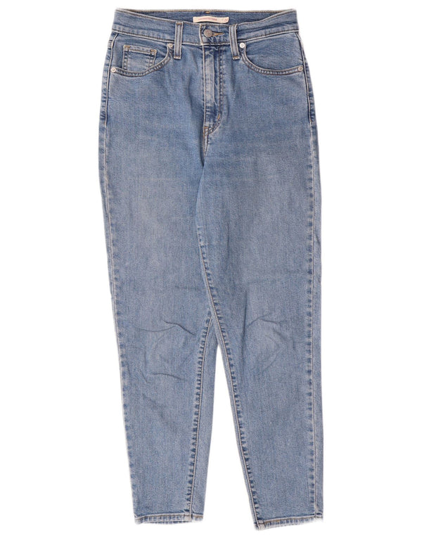 Женские зауженные джинсы Levi's с высокой талией W26 L27, синий хлопок