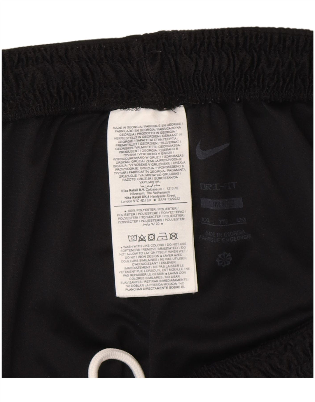 Мужские спортивные шорты Nike Dri Fit Slim Fit 2XL, черный полиэстер