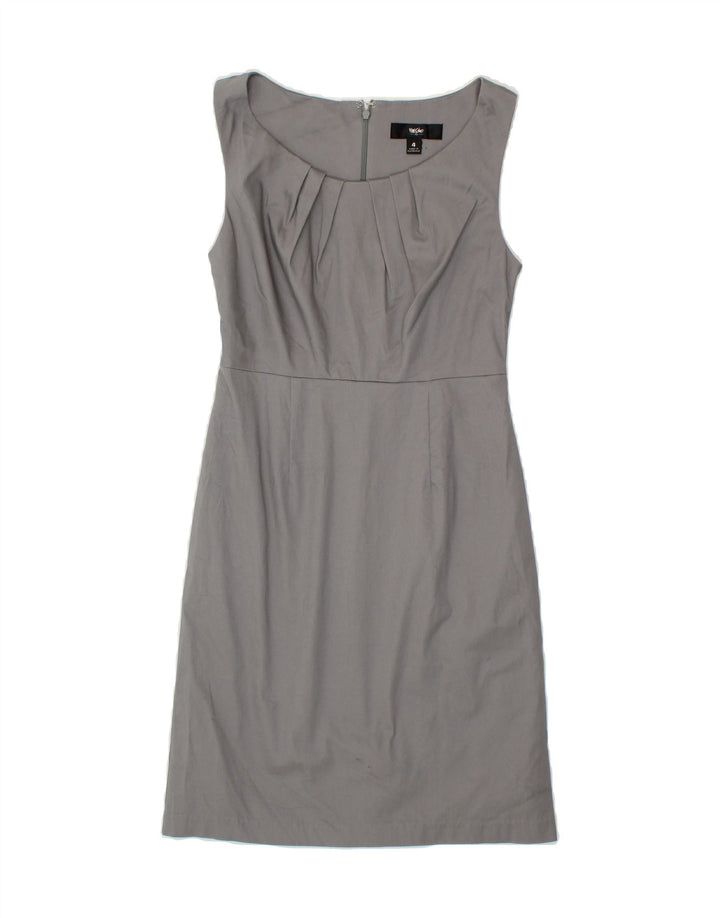 MOSSIMO Womens Sleeveless Sheath Dress US 4 Small Grey Cotton Vintage Mossimo and Second-Hand Mossimo from Messina Hembry 