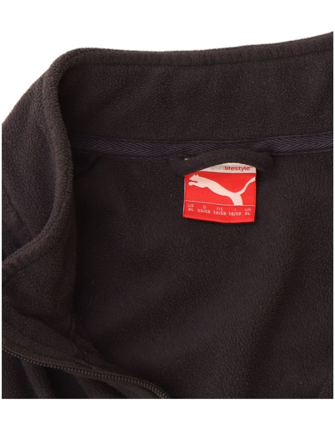 Мужская флисовая куртка Puma UK 42 XL темно-синяя