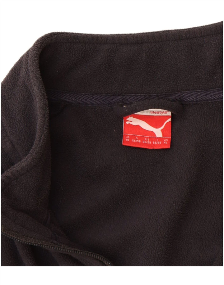 Мужская флисовая куртка Puma UK 42 XL темно-синяя