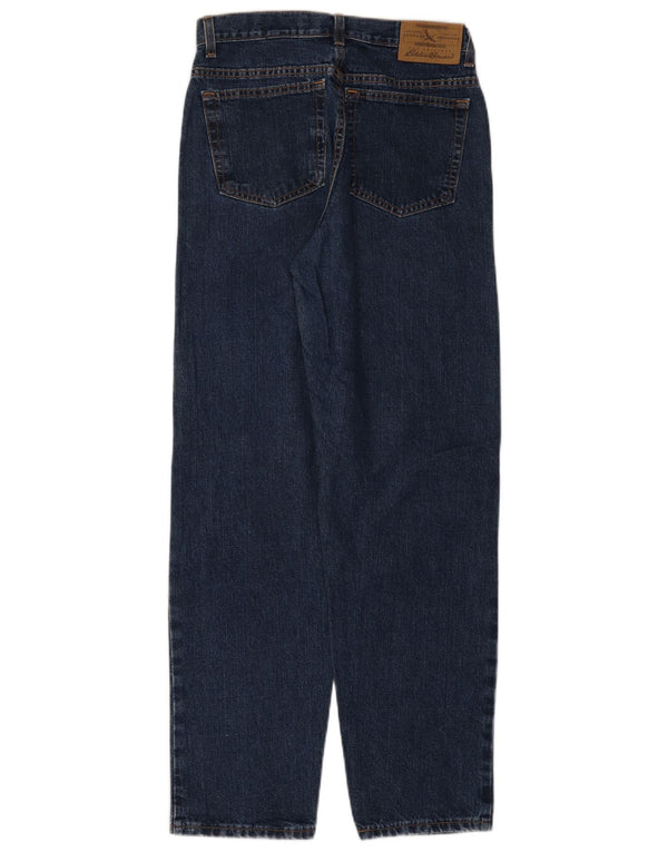 Женские зауженные джинсы EDDIE BAUER US 8 Medium W28 L31 Темно-синие хлопковые