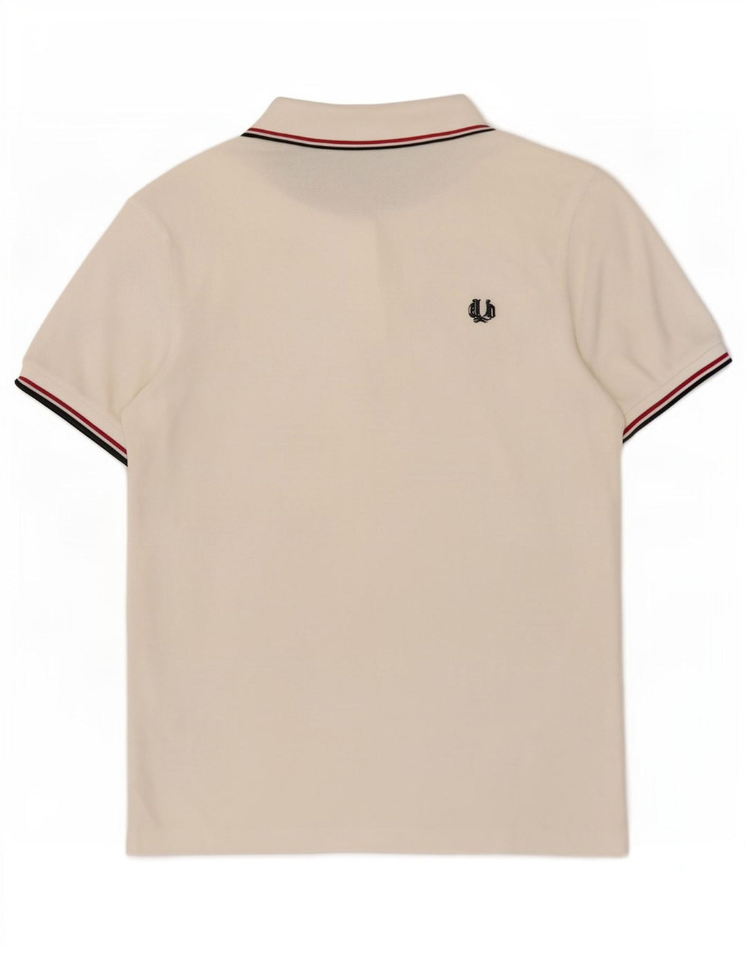 Мужская рубашка поло Fred Perry среднего размера, белый хлопок
