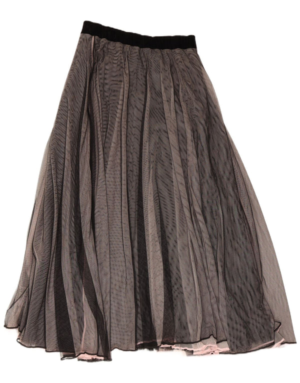 GABI LAUTON Womens Flared Skirt EU 40 Medium W28  Black Polyester